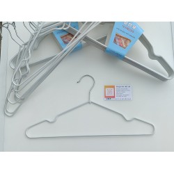 Вішалки-плечики силіконові 400х3,5мм. (білі)